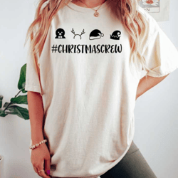 christmas crew tshirt, family christmas shirt, christmas shirts, christmas t shirt, christmas gift, women's christmas sh