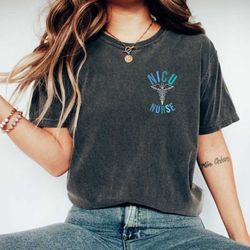 nicu nurse shirt, nicu t-shirt pocket, nicu nursing shirt, nicu department t-shirt, nicu shirt, nurse gift, comfort colo