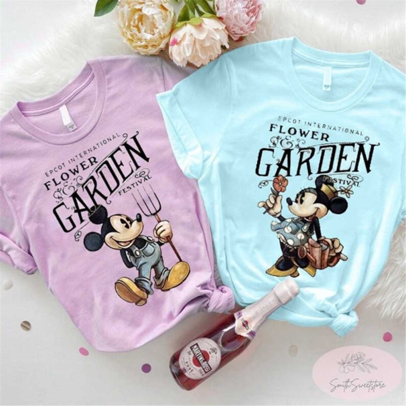 MR1010202394410mickeyandminnieshirtsepcotflowerandgardenshirtimage1jpg