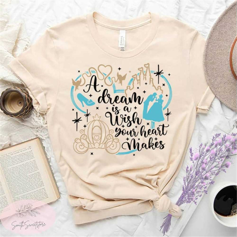 MR101020238489adreamisawishyourheartmakesdisneyprincessshirtimage1jpg