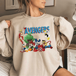 avengers mickey sweatshirt, disney avengers sweatshirt, mickey and friends sweatshirt, superhero sweatshirt, marvel aven