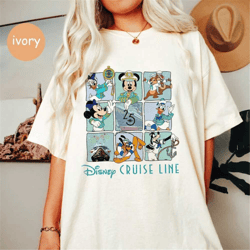 disney cruise line 25th shirt, disney anniversary shirt, silver anniversary at sea, mickey & friends cruise shirt, disne