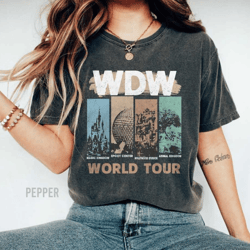 comfort colors retro walt disney world shirt, vintage disney shirt, mickey and friends shirt, disneyworld shirt, disneyl