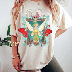 comfort colors vintage disney tinkerbell shirt, tinkerbell princess shirt, disney princess shirt, vintage disney shirt,