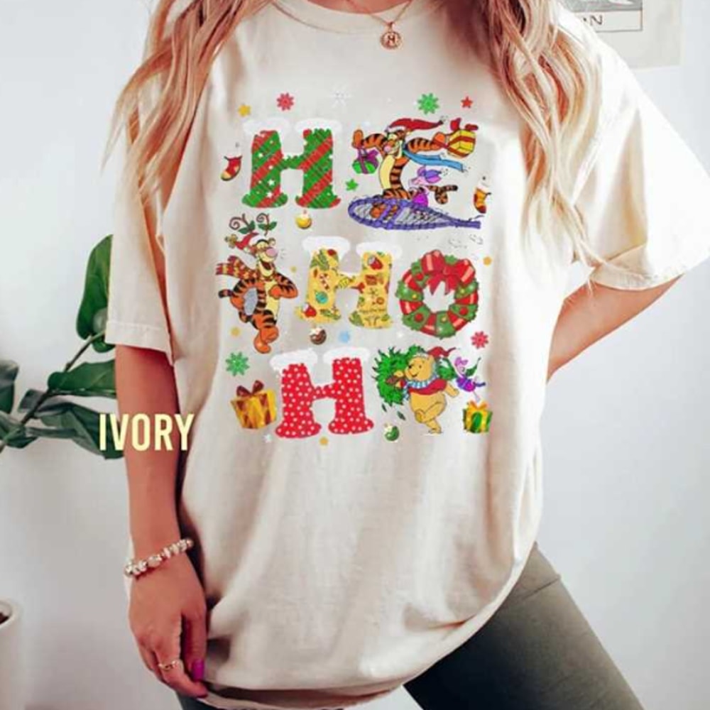 MR9102023135123hohohowinniethepoohchristmascomfortcolorsshirttheimage1jpg