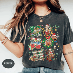 ho ho ho toy story christmas comfort colors shirt, disney toy story christmas shirt, buzz lightyear, woody, jessie shirt