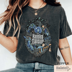 comfort color haunted mansion shirt, the haunted mansion shirt, retro disney halloween shirt, stretching room shirt, dis