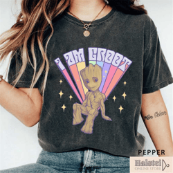 baby groot comfort color t-shirt, guardians of the galaxy shirt, marvel fan merchandise, superhero tee, marvel movies 20
