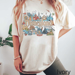 comfort colors disneyland resort shirt, disneyland shirt, disneyland family shirts, retro disney shirts, disneyland trip