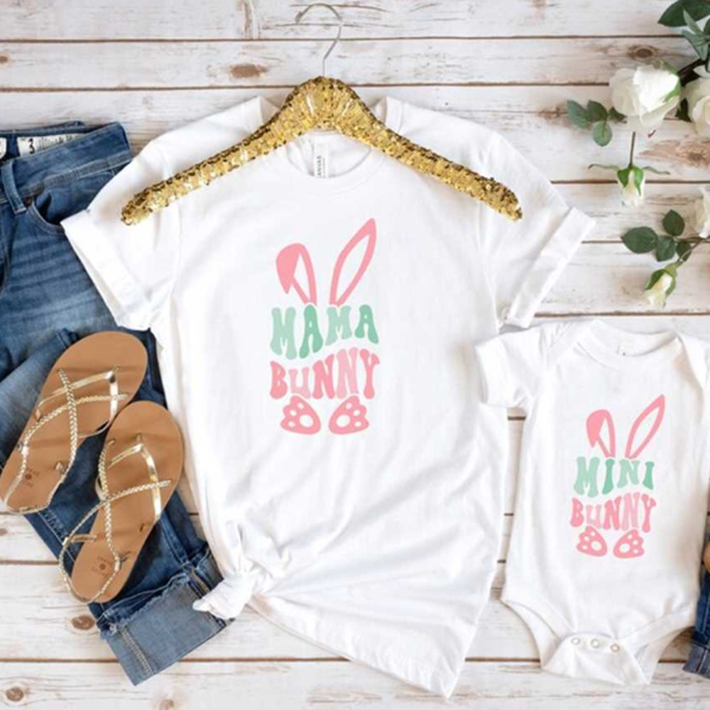 MR238202394340mamabunnyshirtminibunnyshirtmamaminieastershirtimage1jpg