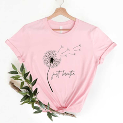 just breathe shirt, hope shirt, motivational t-shirt, positive shirt, cute shirt, positive tee, brunch shirt, meditation