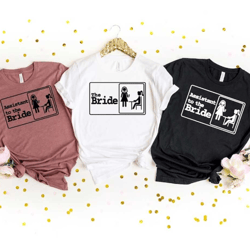 the office themed bachelorette shirt, assistant to the bride shirt, the office bridesmaid shirt, the bride shirt, office