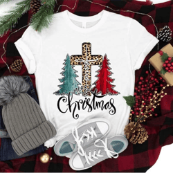 christmas tree shirt, cross cheetah shirt, christmas shirt, christmas family shirt, merry christmas shirt, christmas day