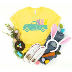 easter truck shirt, happy easter day shirt, happy easter shirt, cute easter shirt, gift for easter day, easter family