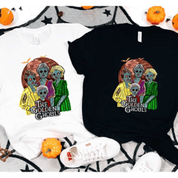 the golden ghouls shirt, the golden girls horror halloween blood moon shirt, halloween shirt, pumpkin tee shirt, spooky
