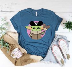 baby yoda snacks t-shirt, disneyworld family shirts , disneyland shirts, starwars disney shirts,baby yoda disney ears,ki