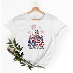 disney 2023 4th of july castle shirt, american happy 4th of july shirts, 4th of july disney castle tee, 4th of july patr