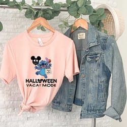 stitch vacay mode, funny disney halloween stitch shirt, disney stitch vacay mode shirt, disney family vacation, disney g