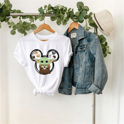 baby yoda disney t-shirt, disney snacks tee, disney yoda shirts, disney yoda snack tees, star wars disney shirts, cute y