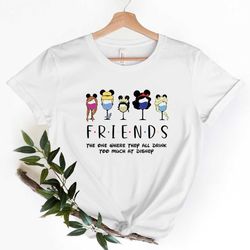 princess drinking wine shirt, disney princess wine glass shirt, princess friends shirt, drinking disney princess shirt.