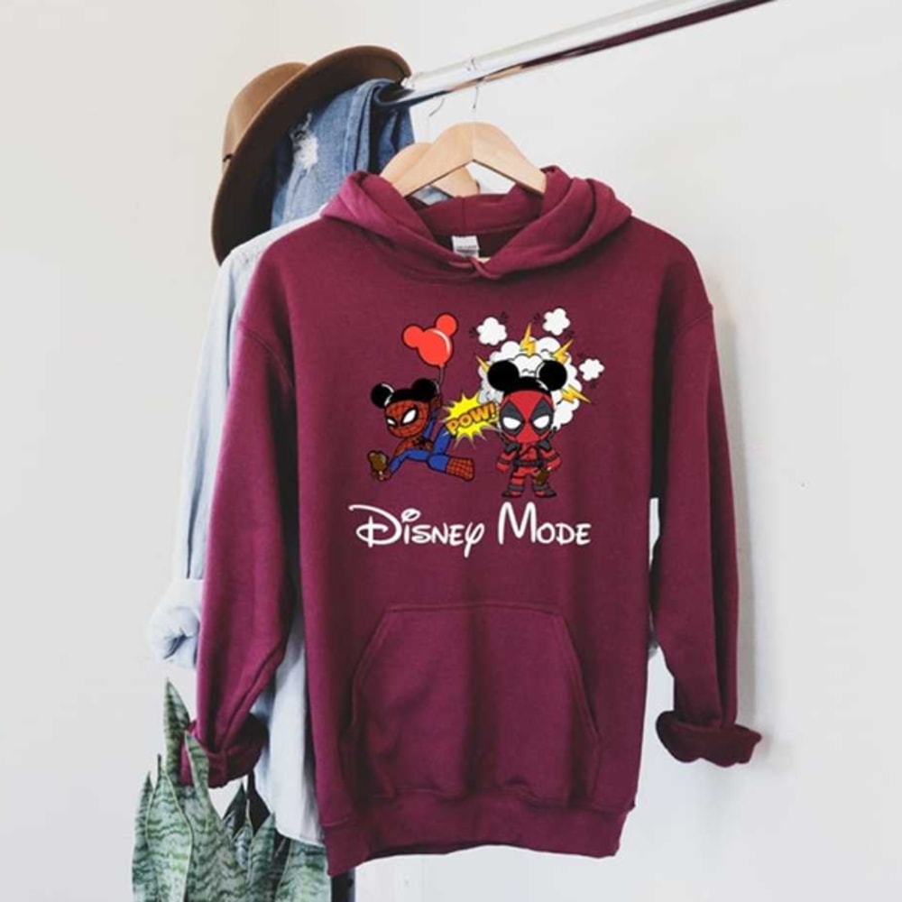 MR2182023135353spidermandeadpooldisneymodesweatshirtdisneyspidermanimage1jpg