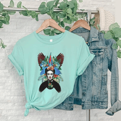 frida shirt, frida kahlo shirt, frida kahlo gift, gift for feminist, viva la vida, gift for womens, feminist shirt