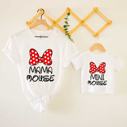 mama mouse mini mouse matching shirt, family matching shirt, family vacation shirt, parents and kids matching shirts, ma