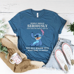 people should not expecting normal from me stitch shirt, funny stitch shirt, lilo and stitch friends shirt, disney shirt