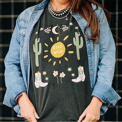 sun t-shirt sun tee boho shirt bohemian celestial vintage inspired cotton t-shirt retro tee comfort colors t-shirt overs