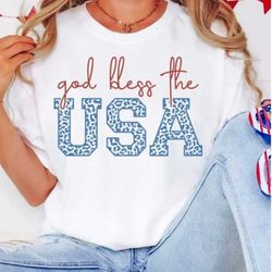 god bless the usa tee, usa tee, usa t-shirt, patriotic tee vintage inspired shirt, unisex tee comfort colors t-shirt ove