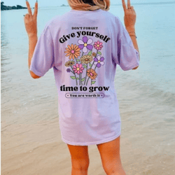 flowers shirt, comfort colors tee, boho wildflower shirt, floral nature tshirt, wildflowers shirt, vintage botanical, ov