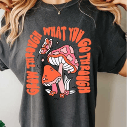 grow your own way tee, boho graphic tee, retro tee, inspirational shirt, vintage inspired, unisex, comfort colors tee, g