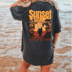 sunset chaser tee, sun seeker t-shirt, comfort colors t-shirt, beach tee, sunset t-shirt, tee, size up for oversized, su