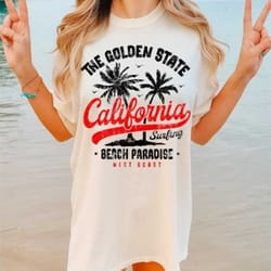 beach tshirt, beach vibes, surfing tee, beach t shirt, california shirt, california tee, california gift, oversized comf