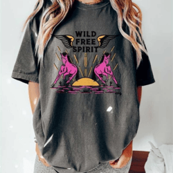 free spirit tshirt, cowboy tee, vintage inspired rodeo t-shirt, comfort colors t-shirt, here comes the sun shirt , weste