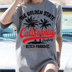 beach tshirt, beach vibes, surfing tee, beach t shirt, california shirt, california tee, california gift, oversized comf