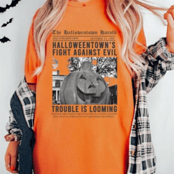 retro halloween comfort colors shirt, halloweentown shirt, vintage ghost halloween shirt, witch shirt, retro fall shirt,