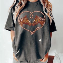 western graphic tee, comfort colors shirt, cute cowgirl tshirt, rodeo t shirt, vintage inspired t-shirt, country shirt,