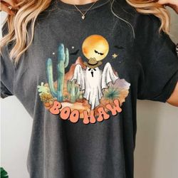 retro halloween comfort colors shirt, boo haw western tshirt, vintage ghost halloween tee, witch t-shirt, retro fall shi