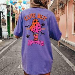 spooky tshirts, retro halloween shirt, ghost halloween tshirt, fall tee, comfort color shirt, cute but spooky t-shirt, h