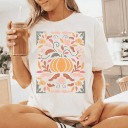 comfort colors shirt, fall flowers t-shirt, boho wildflowers floral nature shirt, fall tee, boho tshirt, cottagecore , w