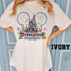 disneyland est 1955 california comfort shirt, happiest place on earth shirt, disneyland shirt, disney matching shirt, di