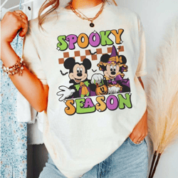 vintage disney halloween shirt, spooky season shirt, halloween mickey shirt, mickey spooky shirt, mickey ghost shirt, ha