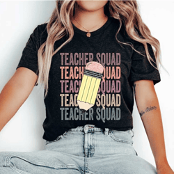 teacher squad shirt, cute teacher shirt, teacher back to school shirt, teacher appreciation week shirt, taw shirts, elem