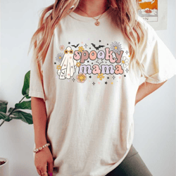 spooky mama shirt, mom halloween shirt, halloween mom shirt, halloween mama shirt, spooky mom t-shirt, spooky mama hallo