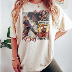 retro across the spider-verse shirt, vintage spider-punk t-shirt, spider man across the spider verse shirt, mcu fan, fam