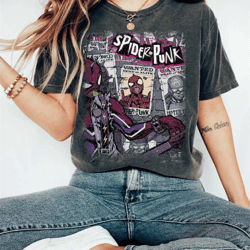 the spider-verse vintage shirt, vintage spider-punk t-shirt, spider man across the spider verse shirt, mcu fan gift, gif
