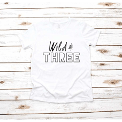 wild and three / 3rd birthday / birthday boy