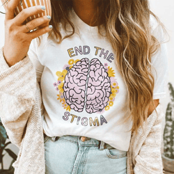 end the stigma / brain / mental health awareness