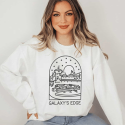 galaxy's edge star wars inspired pullover sweatshirt